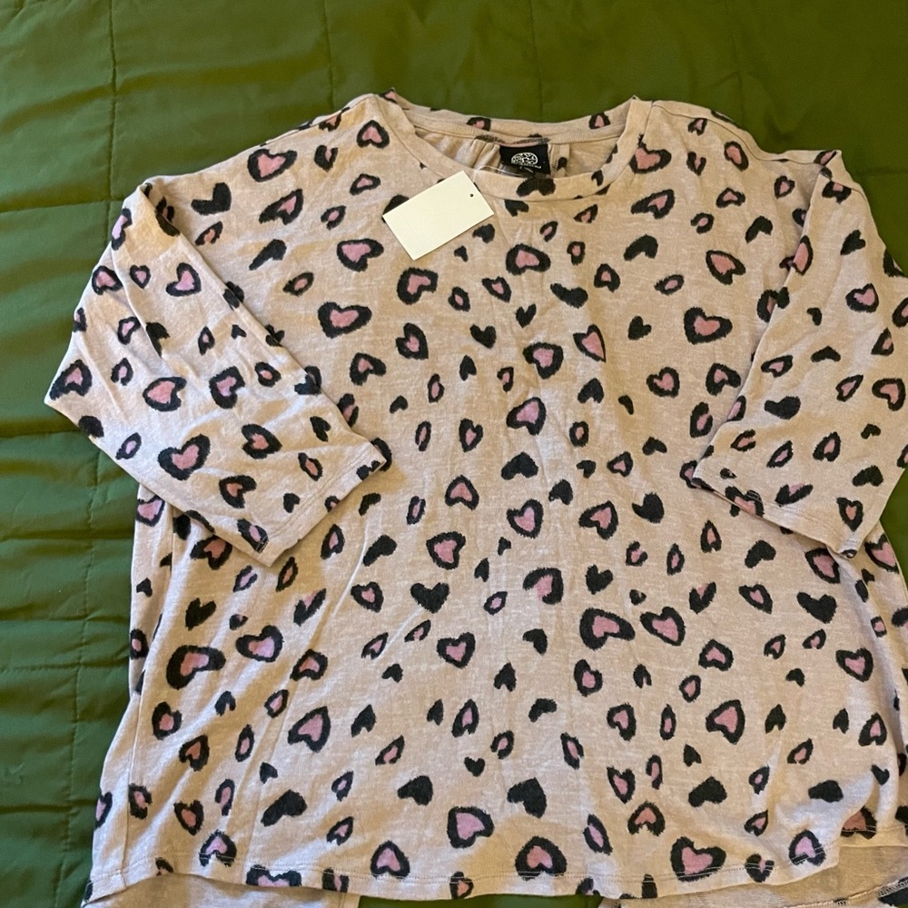 Bobeau blouse, pink, L